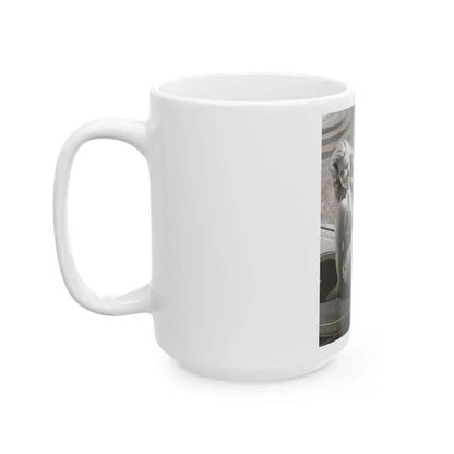 Cleo Moore #172 (Vintage Female Icon) White Coffee Mug - Go Mug Yourself