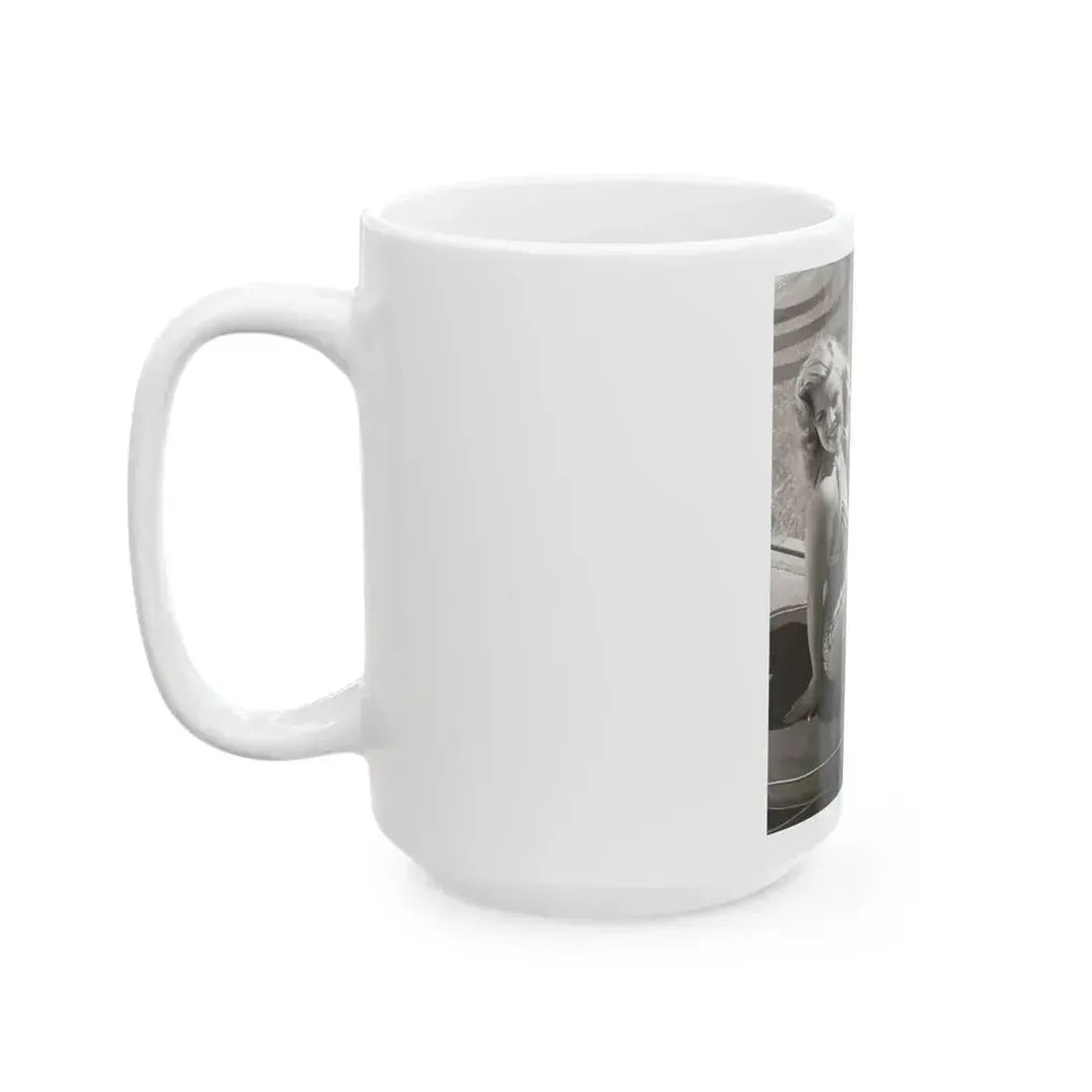 Cleo Moore #172 (Vintage Female Icon) White Coffee Mug - Go Mug Yourself