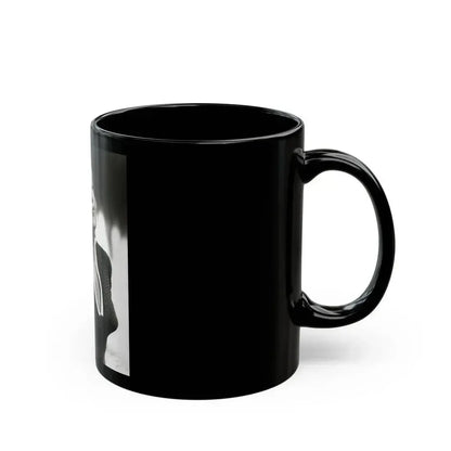 Cleo Moore #173 (Vintage Female Icon) Black Coffee Mug - Go Mug Yourself