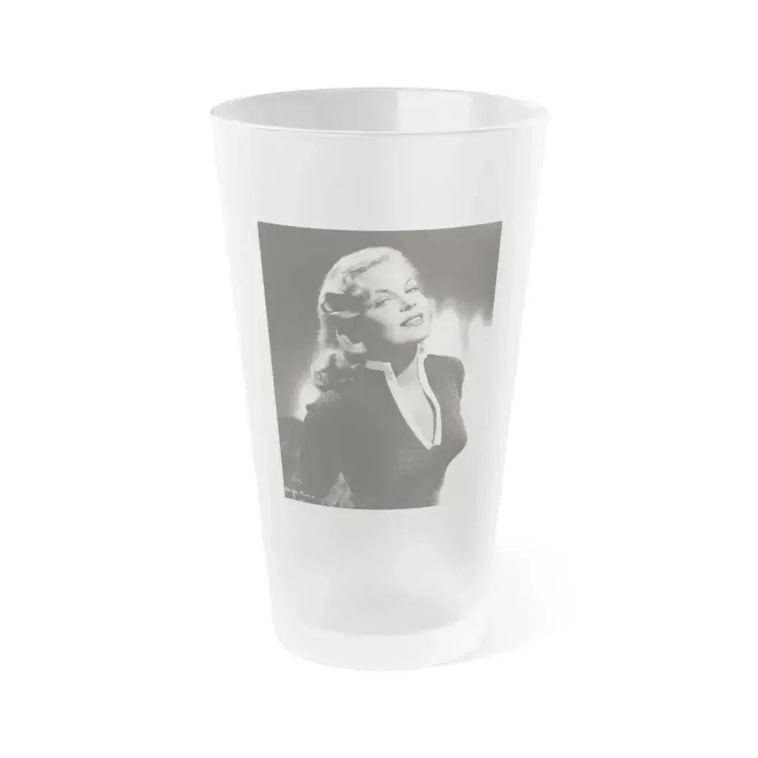 Cleo Moore #173 (Vintage Female Icon) Frosted Pint Glass 16oz 16oz Frosted - Go Mug Yourself