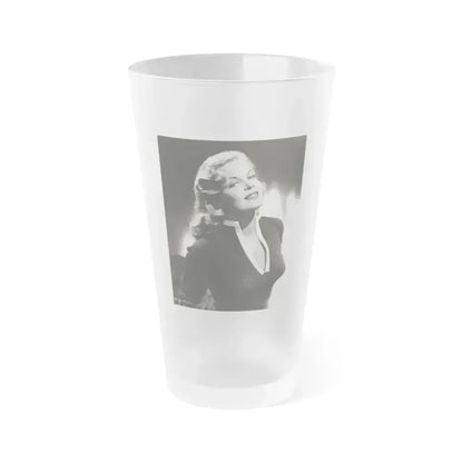 Cleo Moore #173 (Vintage Female Icon) Frosted Pint Glass 16oz 16oz Frosted - Go Mug Yourself