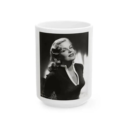 Cleo Moore #173 (Vintage Female Icon) White Coffee Mug 15oz - Go Mug Yourself