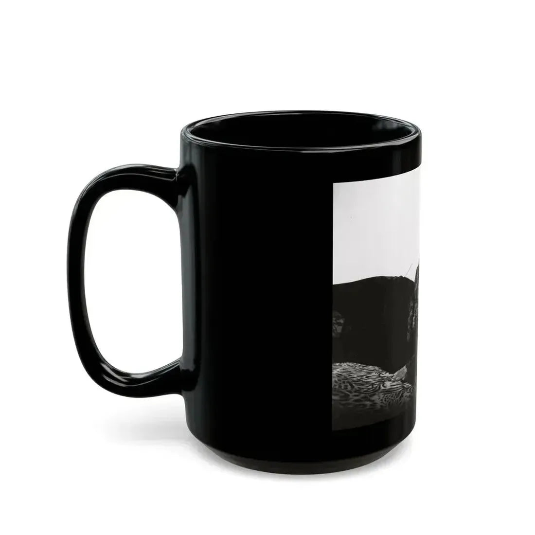 Cleo Moore #174 (Vintage Female Icon) Black Coffee Mug - Go Mug Yourself