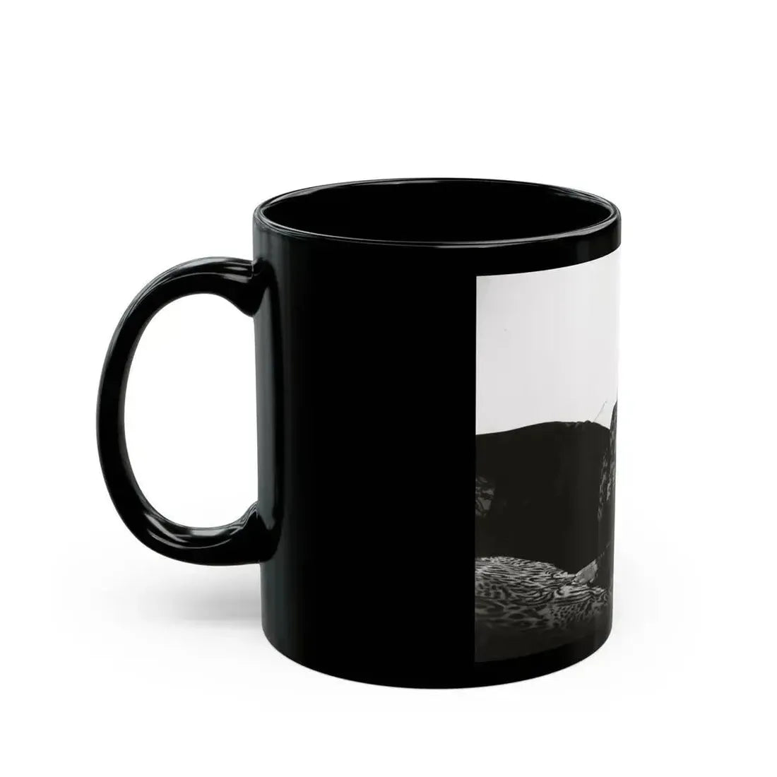 Cleo Moore #174 (Vintage Female Icon) Black Coffee Mug - Go Mug Yourself