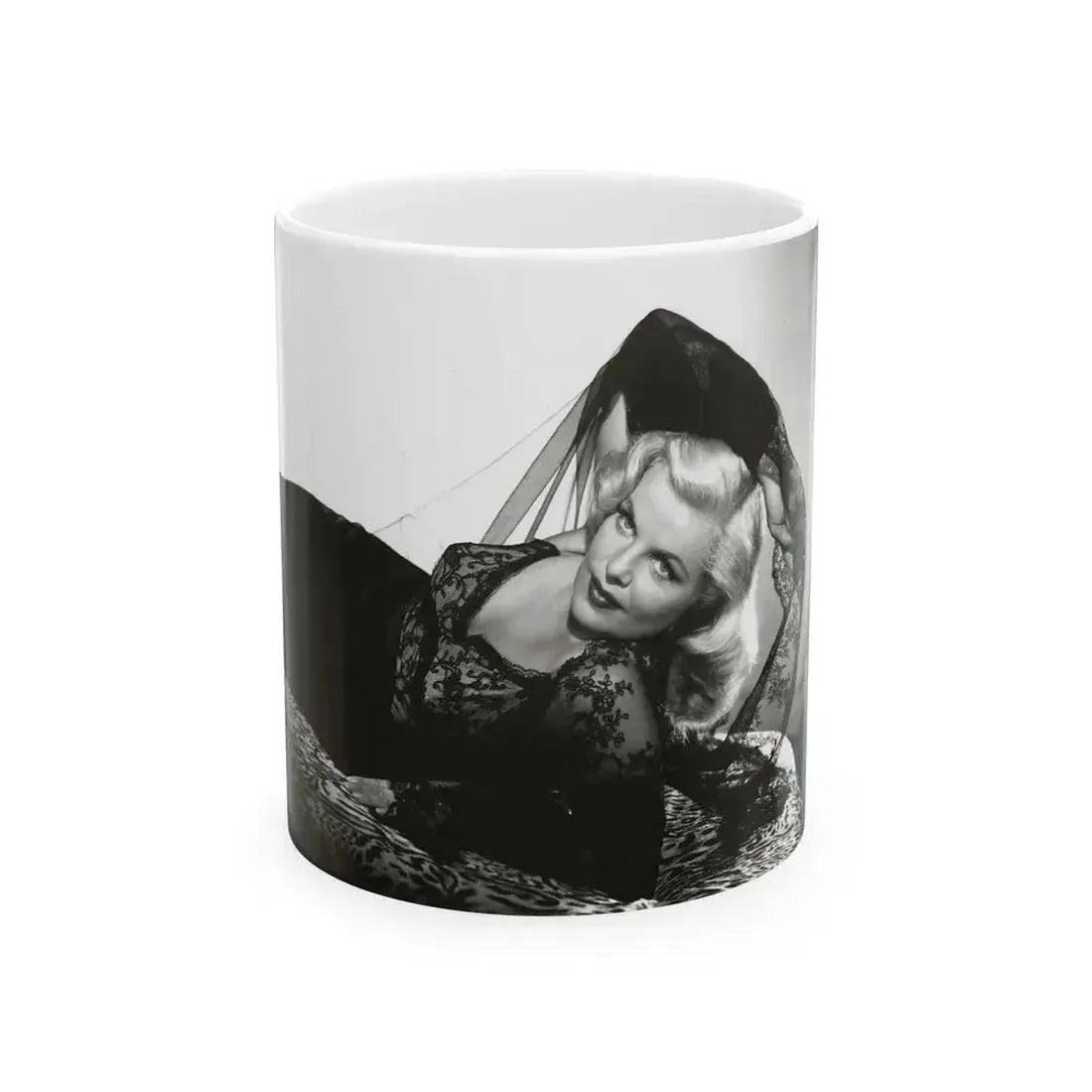 Cleo Moore #174 (Vintage Female Icon) White Coffee Mug 11oz - Go Mug Yourself