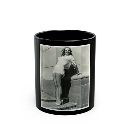 Cleo Moore #178 (Vintage Female Icon) Black Coffee Mug 11oz - Go Mug Yourself