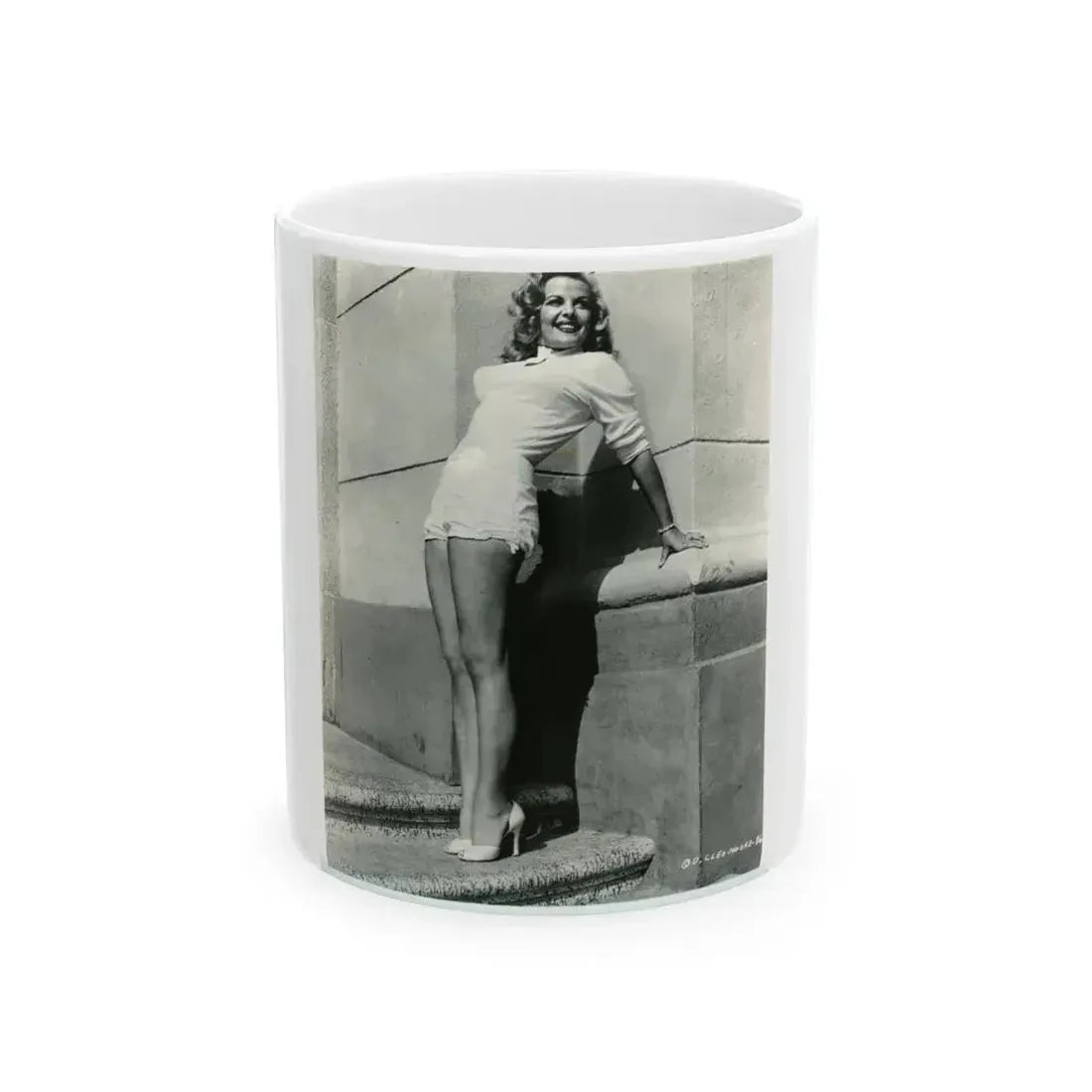 Cleo Moore #178 (Vintage Female Icon) White Coffee Mug 11oz - Go Mug Yourself