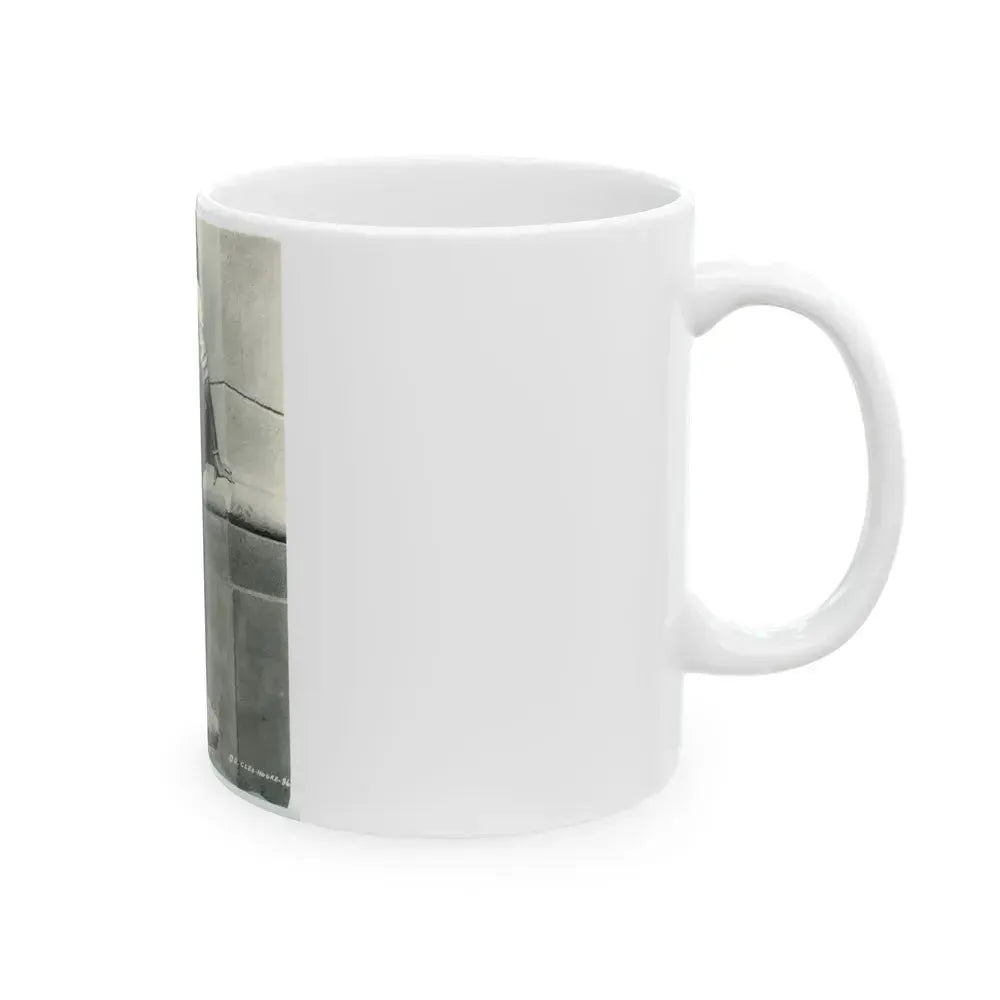Cleo Moore #178 (Vintage Female Icon) White Coffee Mug - Go Mug Yourself