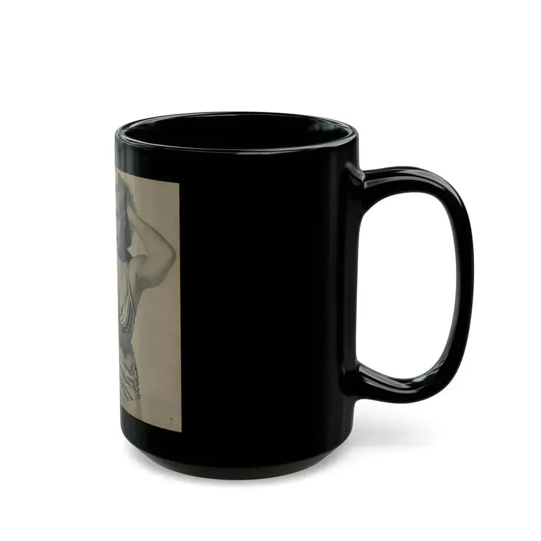 Cleo Moore #184 - (Vintage Female Icon) Black Coffee Mug - Go Mug Yourself