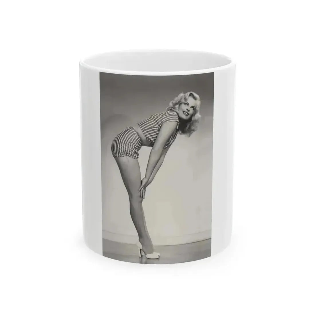 Cleo Moore #189 (Vintage Female Icon) White Coffee Mug 11oz - Go Mug Yourself