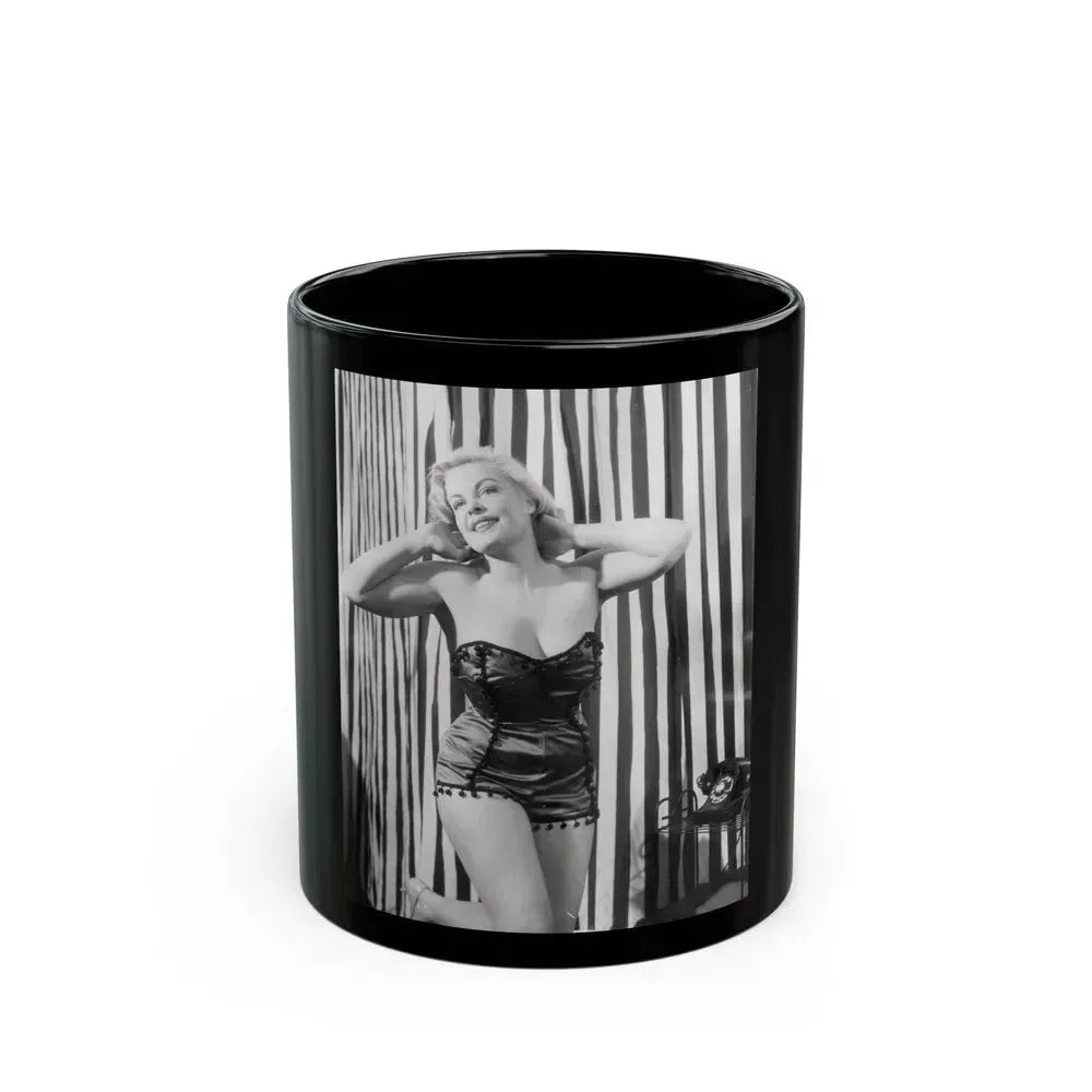 Cleo Moore #190 (Vintage Female Icon) Black Coffee Mug 11oz - Go Mug Yourself