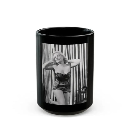 Cleo Moore #190 (Vintage Female Icon) Black Coffee Mug 15oz - Go Mug Yourself
