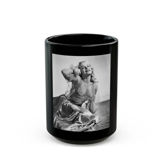 Cleo Moore #191 (Vintage Female Icon) Black Coffee Mug 15oz - Go Mug Yourself