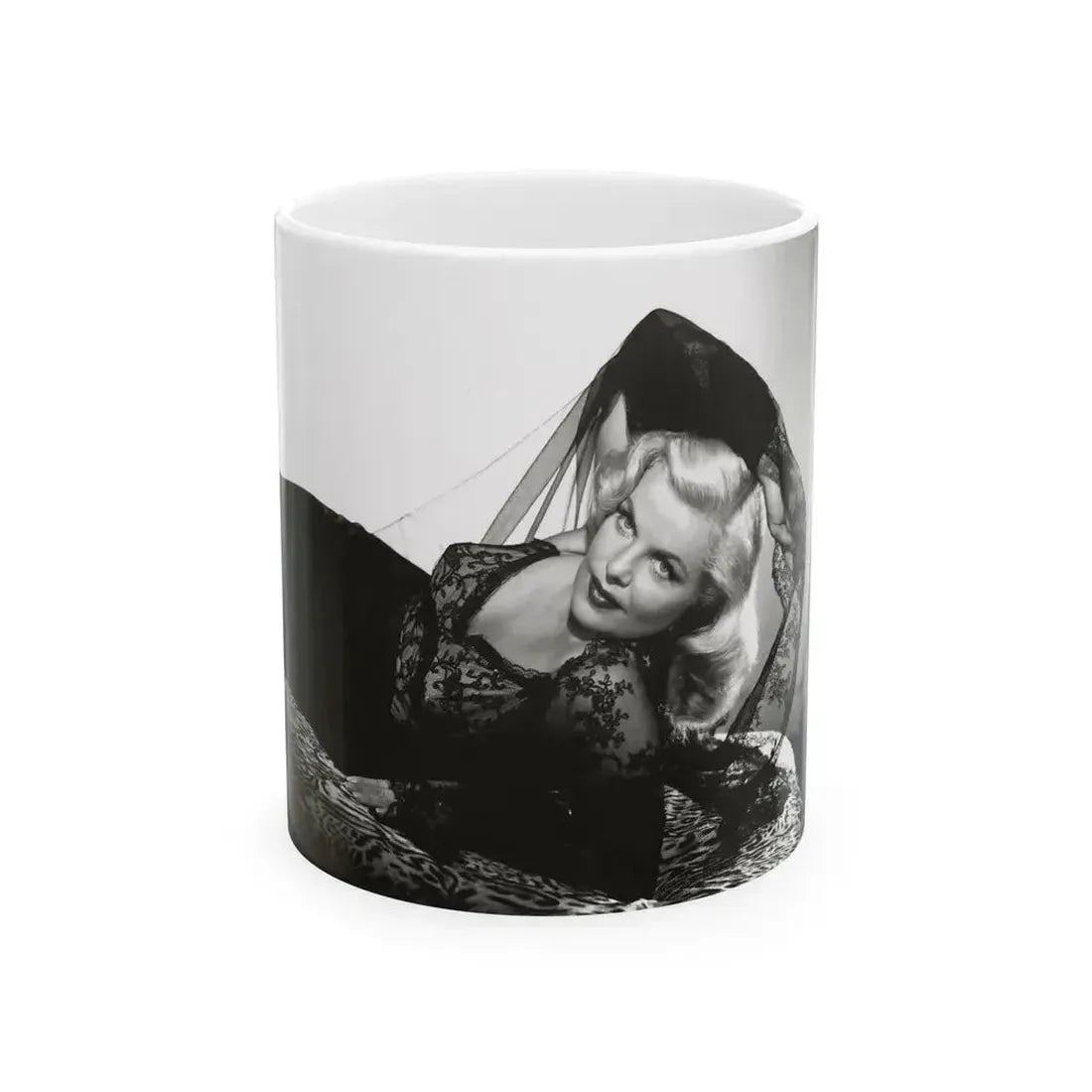 Cleo Moore #193 (Vintage Female Icon) White Coffee Mug 11oz - Go Mug Yourself