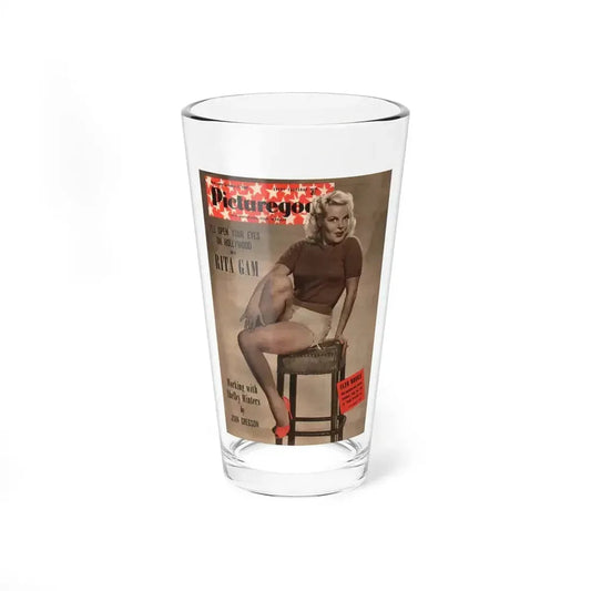 Cleo Moore #29 - Mag. Cover (Vintage Female Icon) Pint Glass 16oz 16oz - Go Mug Yourself