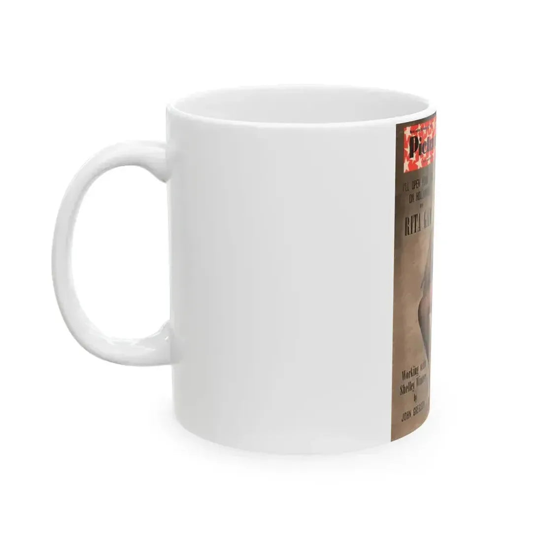 Cleo Moore #29 - Mag. Cover (Vintage Female Icon) White Coffee Mug - Go Mug Yourself