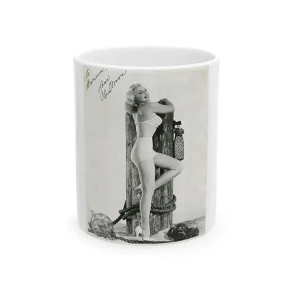 Cleo Moore #39 (Vintage Female Icon) White Coffee Mug 11oz - Go Mug Yourself
