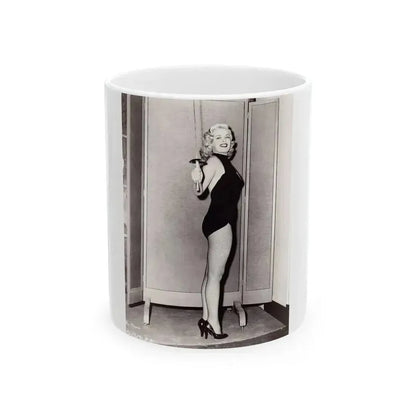 Cleo Moore #56 (Vintage Female Icon) White Coffee Mug 11oz - Go Mug Yourself