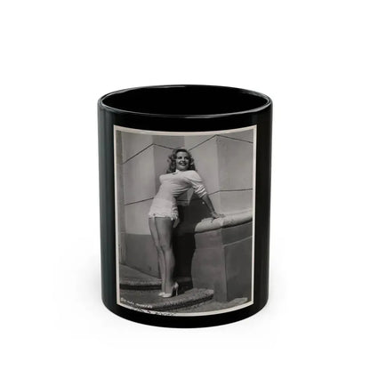 Cleo Moore #69 (Vintage Female Icon) Black Coffee Mug 11oz - Go Mug Yourself