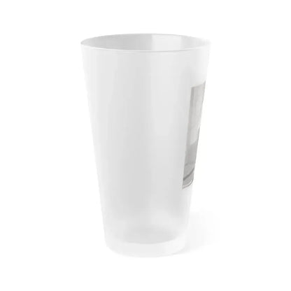 Cleo Moore #69 (Vintage Female Icon) Frosted Pint Glass 16oz - Go Mug Yourself