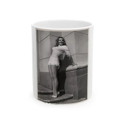 Cleo Moore #69 (Vintage Female Icon) White Coffee Mug 11oz - Go Mug Yourself