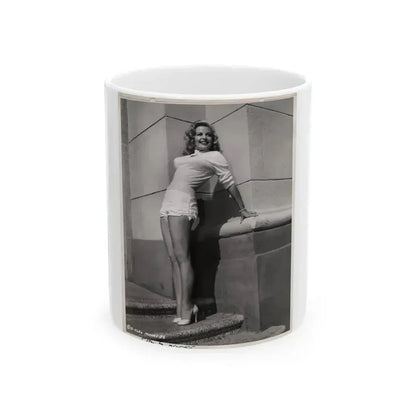 Cleo Moore #69 (Vintage Female Icon) White Coffee Mug 11oz - Go Mug Yourself