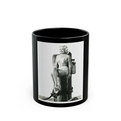 Cleo Moore #80 (Vintage Female Icon) Black Coffee Mug 11oz - Go Mug Yourself