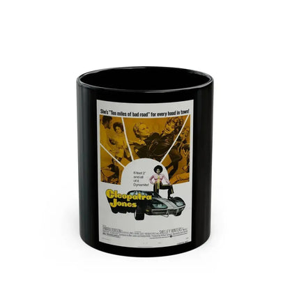 CLEOPATRA JONES (2) 1973 Movie Poster - Black Coffee Mug 11oz - Go Mug Yourself