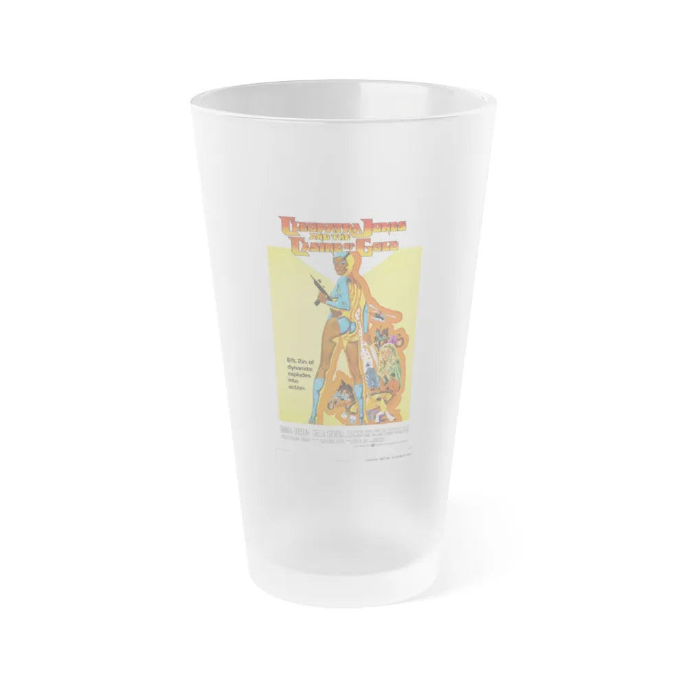 CLEOPATRA JONES AND THE CASINO OF GOLD 1975 Movie Poster - Frosted Pint Glass 16oz-16oz-Frosted-Go Mug Yourself