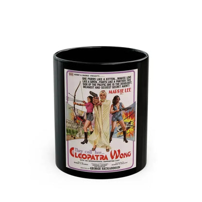 CLEOPATRA WONG 1978 Movie Poster - Black Coffee Mug 11oz - Go Mug Yourself