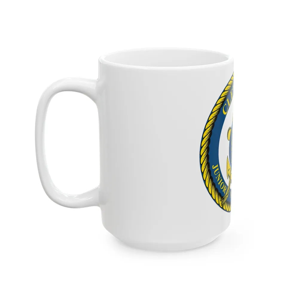 Cleveland Junior Naval Academy (U.S. Navy) White Coffee Mug-Go Mug Yourself