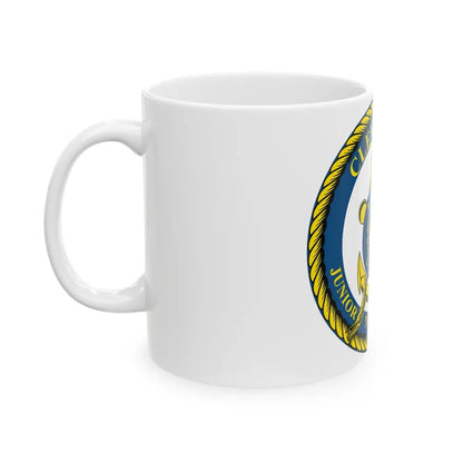 Cleveland Junior Naval Academy (U.S. Navy) White Coffee Mug-Go Mug Yourself