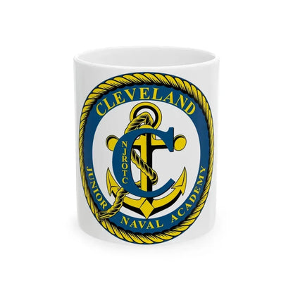 Cleveland Junior Naval Academy (U.S. Navy) White Coffee Mug 11oz - Go Mug Yourself