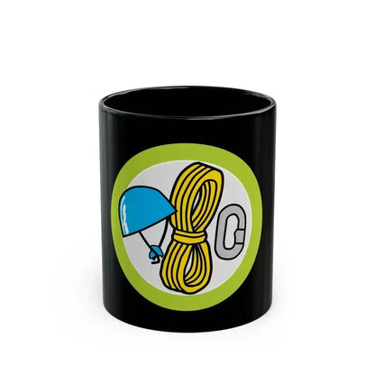 Climbing (Boy Scout Merit Badge) Black Coffee Mug 11oz - Go Mug Yourself