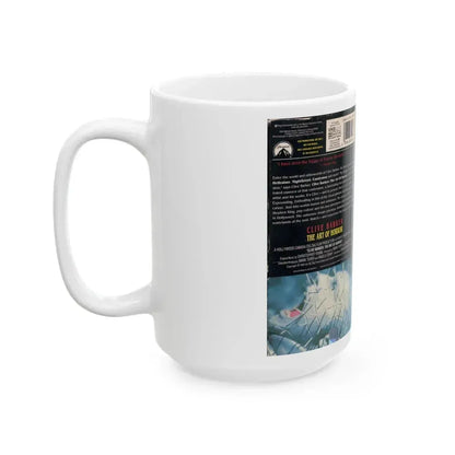 CLIVE BARKER THE ART OF HORROR (VHS COVER) - White Coffee Mug - Go Mug Yourself