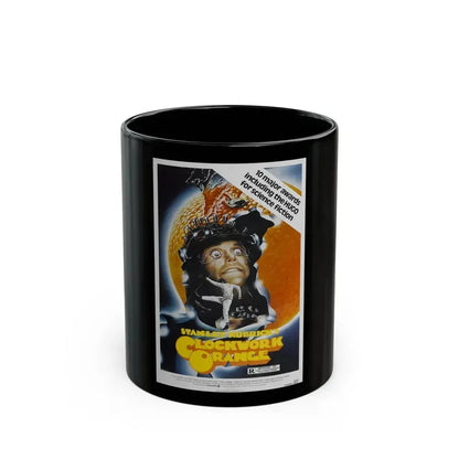CLOCKWORK ORANGE (2) 1971 Movie Poster - Black Coffee Mug 11oz - Go Mug Yourself