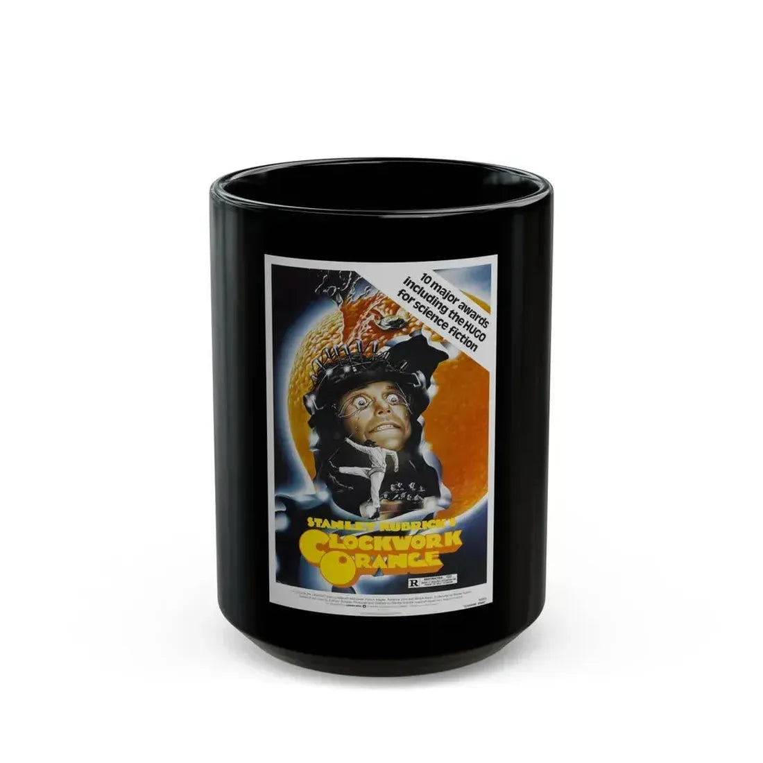 CLOCKWORK ORANGE (2) 1971 Movie Poster - Black Coffee Mug 15oz - Go Mug Yourself
