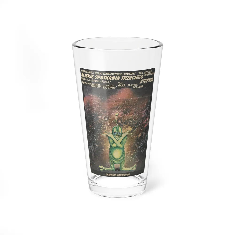 CLOSE ENCOUNTERS OF THE THIRD KIND (polish) 1977 Movie Poster - Pint Glass 16oz-16oz-Go Mug Yourself