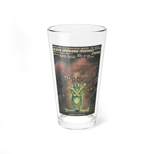 CLOSE ENCOUNTERS OF THE THIRD KIND (polish) 1977 Movie Poster - Pint Glass 16oz-16oz-Go Mug Yourself