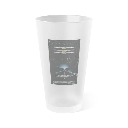 CLOSE ENCOUNTERS OF THE THIRD KIND (teaser) 1977 Movie Poster - Frosted Pint Glass 16oz-16oz-Frosted-Go Mug Yourself