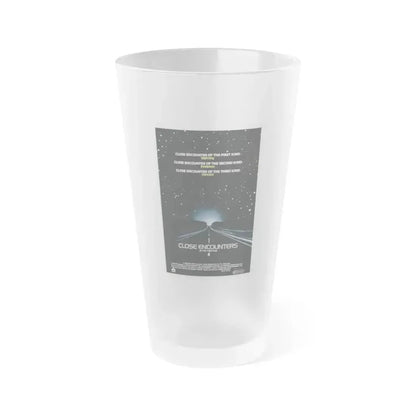 CLOSE ENCOUNTERS OF THE THIRD KIND (teaser) 1977 Movie Poster - Frosted Pint Glass 16oz 16oz Frosted - Go Mug Yourself