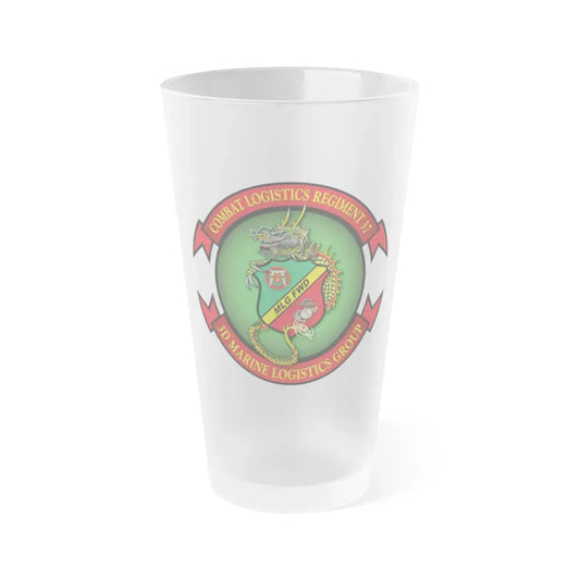 CLR 37 (USMC) Frosted Pint Glass 16oz Default Title - Go Mug Yourself