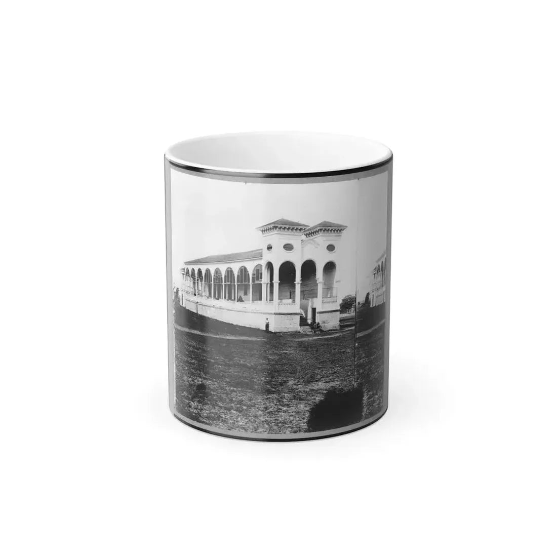Club House Race Course, Where Federal Officers Were Confined, Charleston, S.C., April 1865 (U.S. Civil War) Color Changing Coffee Mug 11oz Default Title 11oz - Go Mug Yourself