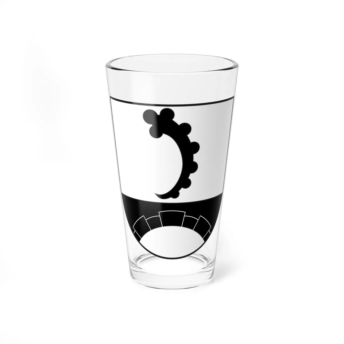 Clugin wappen (Switzerland) (Coat of Arms) Pint Glass 16oz 16oz - Go Mug Yourself