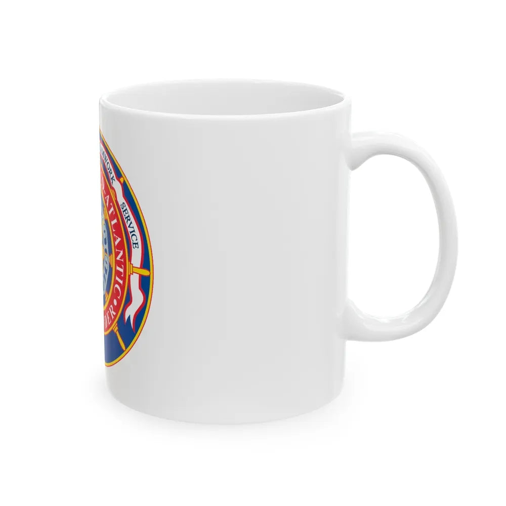 CMNDR Navy Region Mid Atlantic (U.S. Navy) White Coffee Mug-Go Mug Yourself