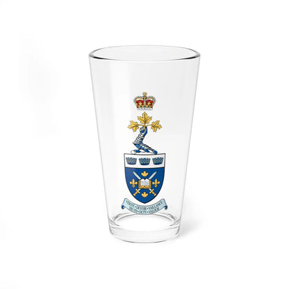 CMR Saint-Jean crest (Canada) (Coat of Arms) Pint Glass 16oz 16oz - Go Mug Yourself