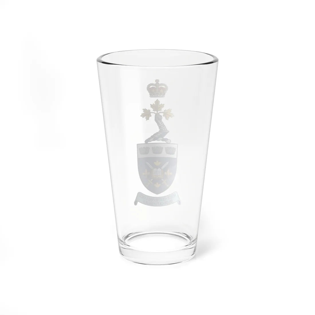 CMR Saint-Jean crest (Canada) (Coat of Arms) Pint Glass 16oz - Go Mug Yourself