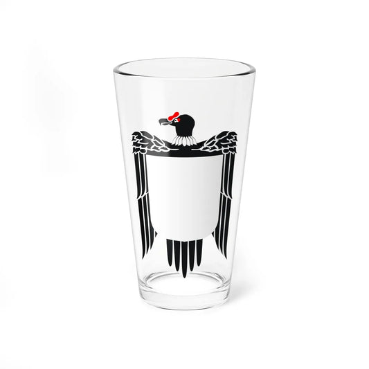 Cóndor Argentino Fuerza Aérea Escudo (Argentina) (Coat of Arms) Pint Glass 16oz 16oz - Go Mug Yourself