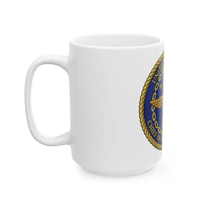 CNO Chief of Naval Operations N98 Dir Air Warfa (U.S. Navy) White Coffee Mug-Go Mug Yourself