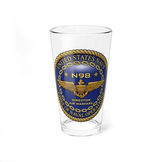 CNO Chief of Naval Operations N98 Dir Air Warfa (U.S. Navy) Pint Glass 16oz 16oz - Go Mug Yourself
